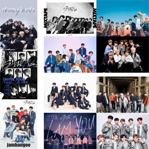 Diamond Painting Full Square Stray Kids Picture Of Rhinestones Diamond Embroidery Diamond Art Painting Cross Stitch Kits