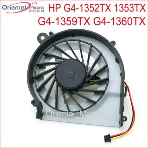 Free Shipping DFS53/05MCOT FAB9 DC5V 0.50A 3Pin For HP g4-1352tx 1353tx g4-1359tx g4-1360tx Laptop CPU Cooling Fan