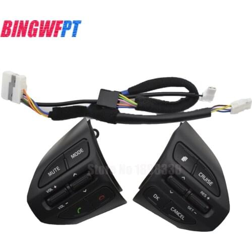Bluetooth Phone Cruise Control steering wheel switch Auto Spare Parts steering wheel buttons for Kia KX3