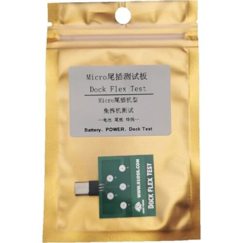 Micro USB Dock Flex Test Board for iPhone 11 XS X 8 Phone U2 Battery Power Charging Dock Flex Easy Testing Tool Dock Test Board