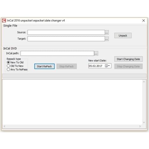 InCal Unpacker / Repacker / Date Changer 2016 v4 +unlock key maker