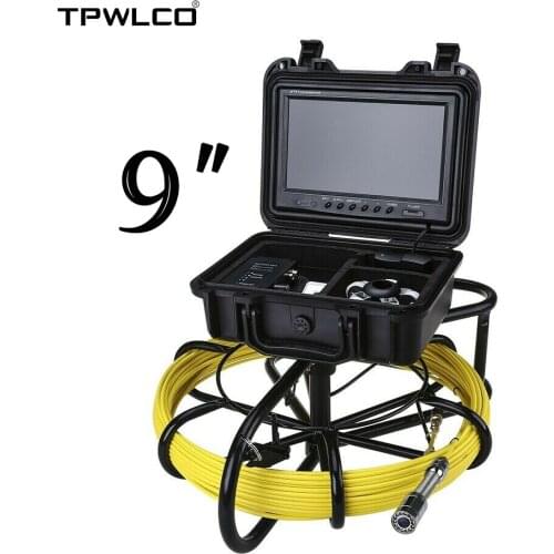 IP68 Waterproof Video Pipeline Inspection Equipment HD 23MM Lens 12pcs LED Light Industrial Sewer Endoscope Drain Camera 1000TVL