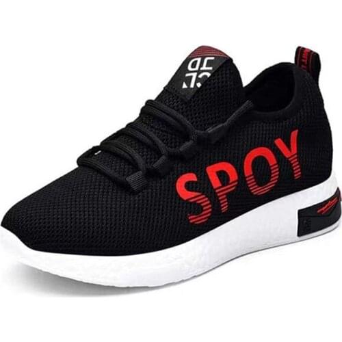 New Fashion Woman Sneakers Vulcanized Shoes Lace Up Stretch Fabric Platform Female Breathable Mesh Casual Shoe Ladies Sapato