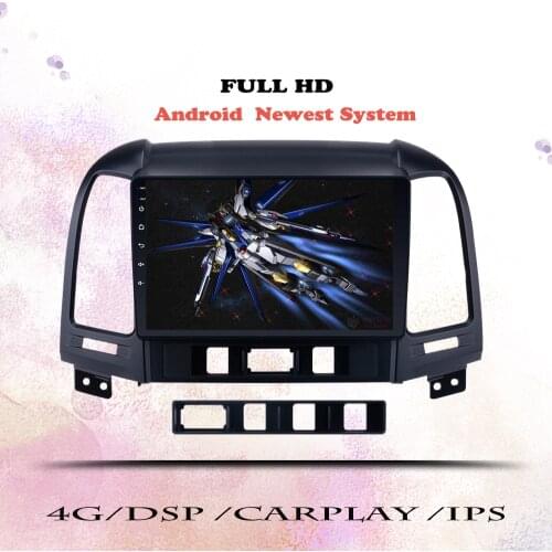 Android 10.0 Multimedia Player For Hyundai Santa Fe 2 2006-2012 GPS Navi 2din Video Car Radio Head Unit WiFi 4G SIM 2 din no dvd