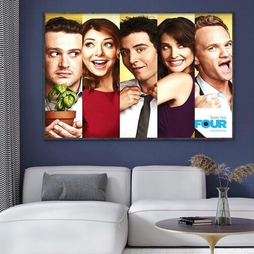 SP003 Silk Cloth Wall Poster How i met your mother TV Show (3) Art Home Decoration Gift