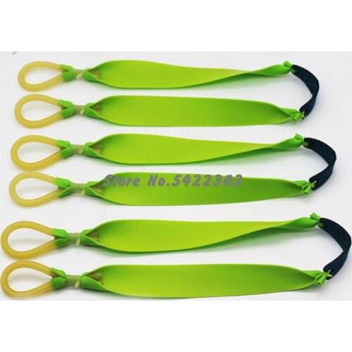 Hunting Sports Catapult Kit Set Practical Thickness 0.75mm New Arrival 5Pcs Powerful Elastic Flat Rubber Band
