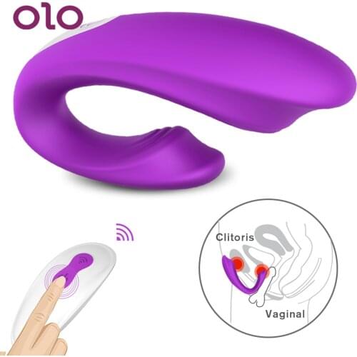 OLO Bendable Vibrator Wireless G-spot Vibrator Clitoris Vagina Stimulator Couple Share Sex Toys for Women Remote Control