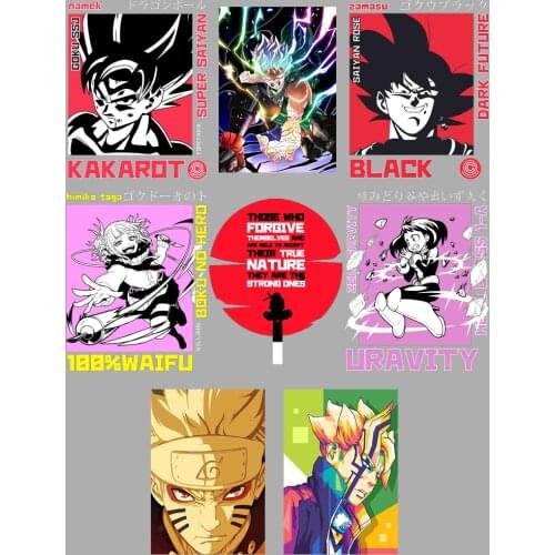 Popular Uraraka anime patches Himiko Toga custom patch Ironing applications thermo-stickers for children