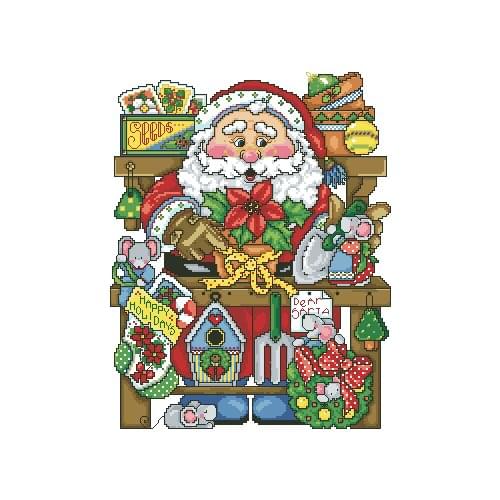 Lovely kit 19-20 Cross stitch Handmade 14CT Counted Canvas DIY,Cross-stitch kits,Embroidery 140-151 Santa Claus and gifts 35-42