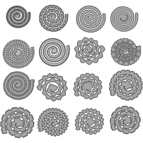 Cutting Dies Different Varieties Of Flowers Irregular Shape To Decoration For DIY Scrapbook Photo Album Craft Card 2021 New