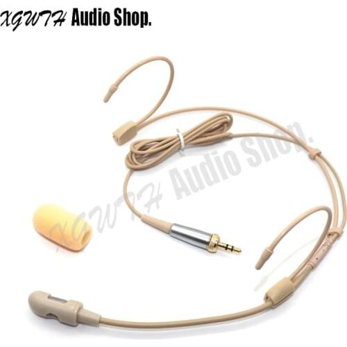 Professional Headset Unidirectional Microphone Hyper Cardioid Condenser Mic For Sennheiser Wireless Microphone System 3.5mm