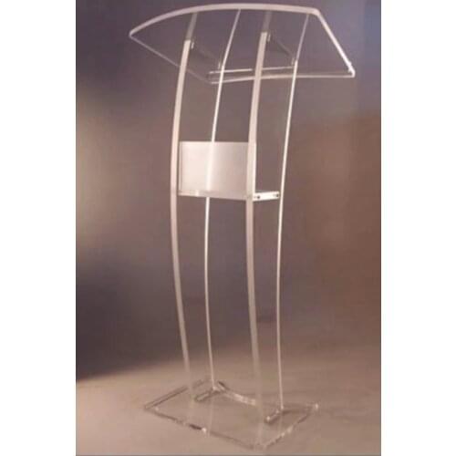 Transparent Modern Design Simple Cheap Clear Acrylic Lectern