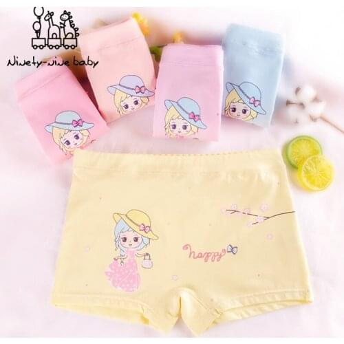 Girl Panties Girl Underwear Cartoon Panties Kids Briefs Cotton Soft Underpants Children Comfortable Baby Panty Girls Clothes