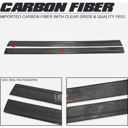 For Honda Civic FK8 TypR EPA Style Carbon Fiber Glossy Finish Side Skirt Extension Exterior Accessories Kits