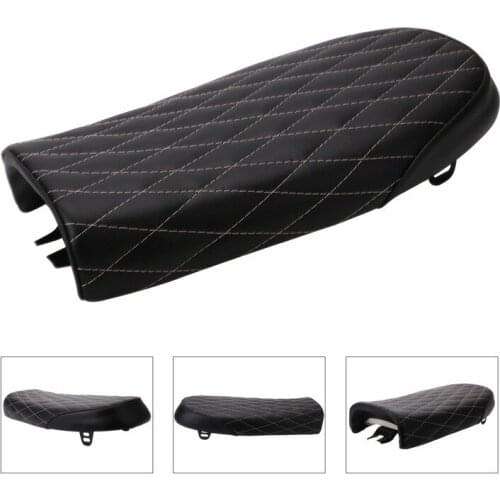 Vintage Hump Saddle Motorcycle Seat Retro Scramble Cafe Racer Seat Flat For Honda CB350 CB400 CB500 CB750 SR400 XJ XS KZ