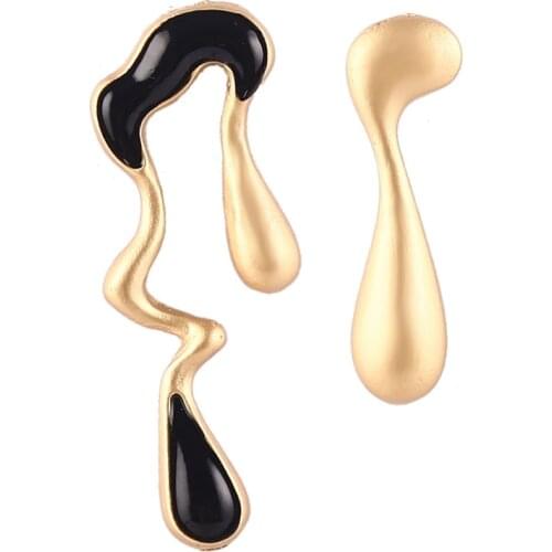 Drop Shaped Irregular Korean Dangle Earrings for Women Trendy Jewelry Gold Earrings Accesorios Mujer Pendientes Mujer Moda 2021