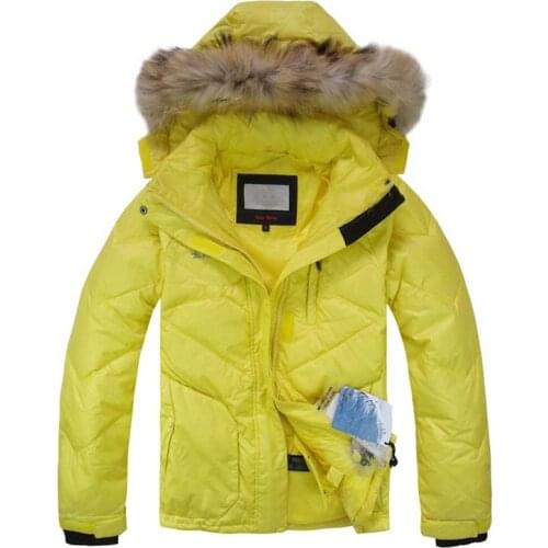 2020 New Arrival Winter Women Down Jacket 90%Down Raccoon Fur Collar Hooded Winter Down Coat Women Warm Ultra Light Down Jacket