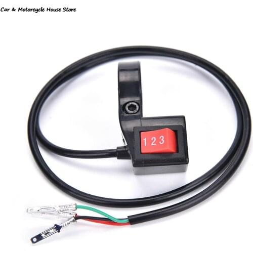 22mm 3 Speed Module Switch Scooter Electric Bike E-bike Speed Shift Switch