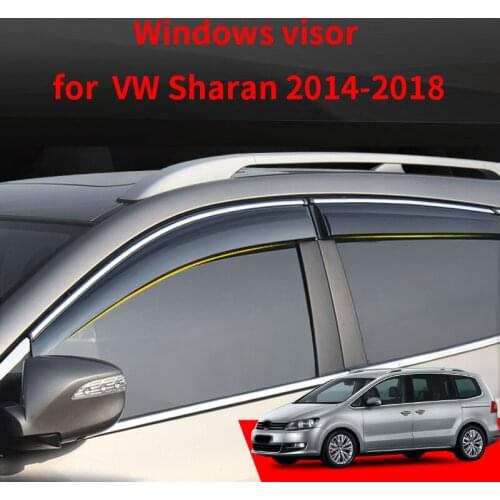 4pcs for Sharan 2014-2018 Windows visor