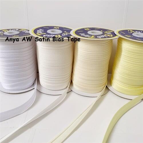 5/8" (15mm)X20Yards/Card Satin Bias Tape Binding Tape,AW Brand handmade For DIY Garment Sewing And Trimming