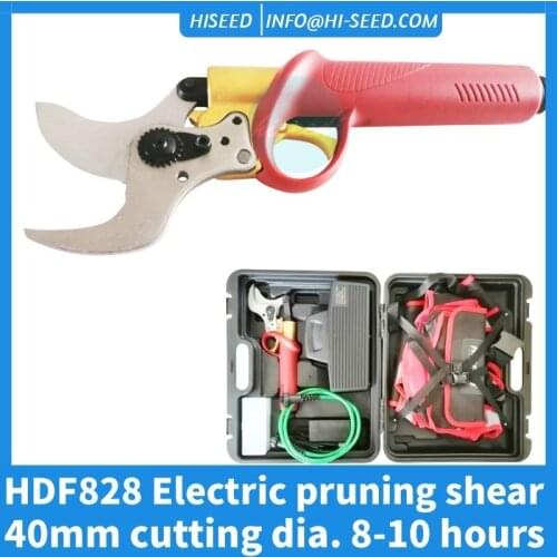 828 Electric Scissors Lithium Shears Pruning Scissors for Fruit Tree Gardening Charging Scissors 4.0 cm