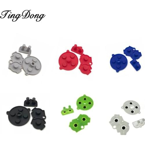 Black For GBA Rubber Conductive Pads Buttons Repair Replacement For Nintendo GameBoy Advance Rubber Button