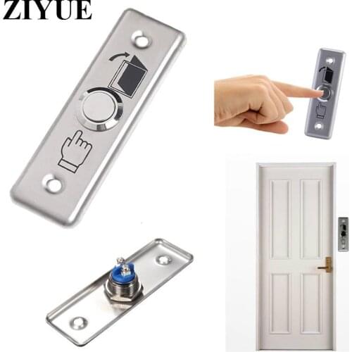 Digital Door Lock Electronic Door Lock High Quality Square Stainless Steel Exit Button Switch For Rfid Access Control System