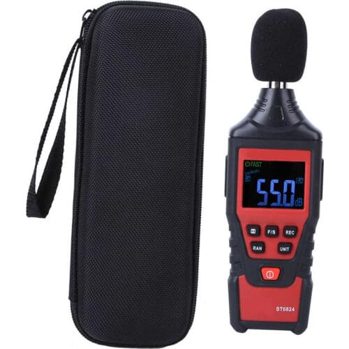 Decibel Meter ST6824 Digital Sound Level Meter Voice Tester Noise Decibel Monitor Measuring Tool 30-130dB Sound Level Meter