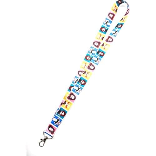 Hot New 20 pcs Anime Kimetsu no Yaiba Neck Strap Lanyards Badge Holder Rope Pendant Key Chain Accessories Gift