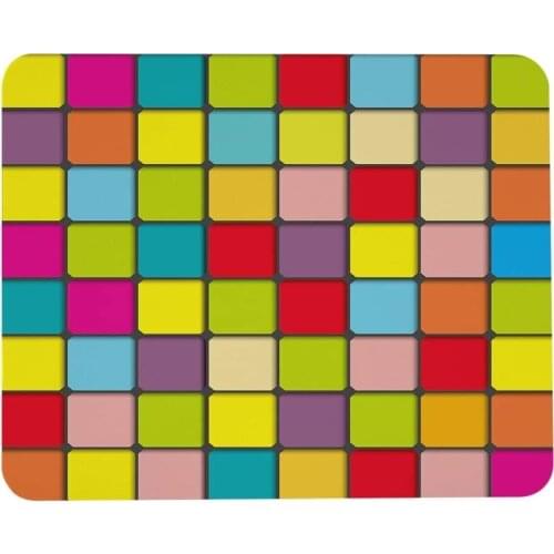 Colorado State Flag Mouse Pads Vintage Grunge Colorado State Flag Of America Yellow Red Blue Non-Slip Rubber Mouse Pad