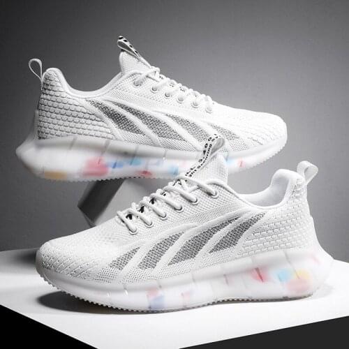 Men Shoes 2021 Breathable White Trendy Sneakers Men Original Casual Light Walking Big Size Man Tennis Shoe Zapatillas Hombre