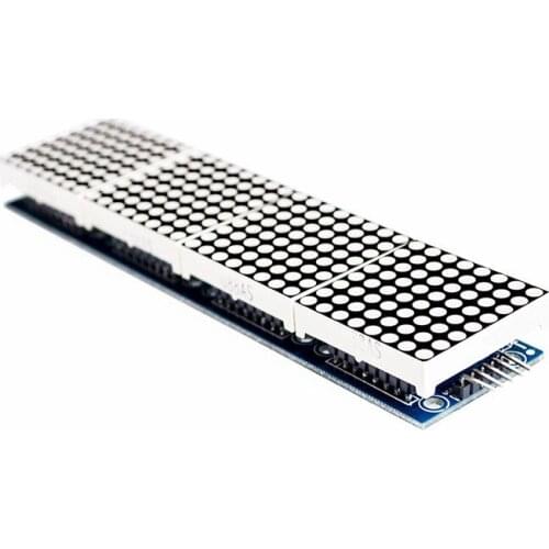 1PCS MAX7219 Dot Matrix Module For arduino Microcontroller 4 In One Display with 5P Line Module