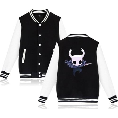 Hollow Knight Fashion Printed Baseball Jackets Women/Men Long Sleeve Jackets 2019 Hot Sale Casual Trendy Streetwear Clothes