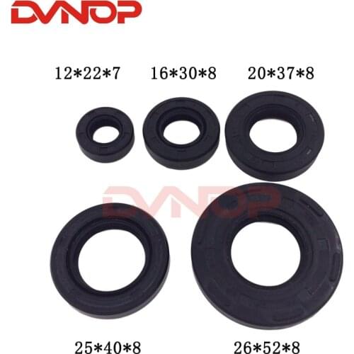 Motorcycle AX100 full complete engine oil seal rubber gear shaft seal for Suzuki 2 stroke 100cc AX 100 engine parts