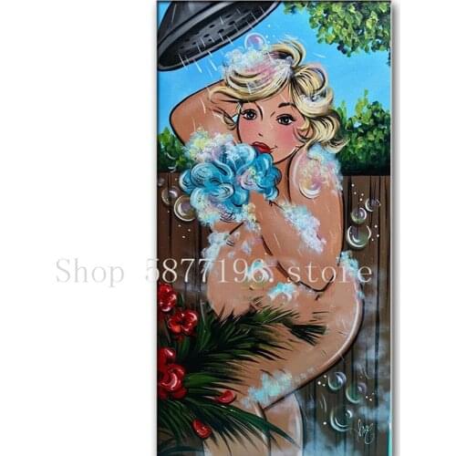 New Diamond Embroidery "Fat Lady Bath" 2019 Diamond Painting Full Square Rhinestones Picture Diamond Mosaic Beadwork