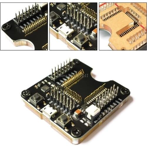 New Electrical Socket Programmer Tool ESP32 Adapter Socket For ESP-WROOM-32 Module Micro USB Type B Plug Testing Board Dropship