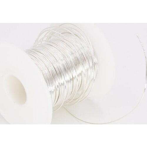 New SR001 Per Meter 99.999% 5N Solid Core Pure Silver Audio Wire DIY
