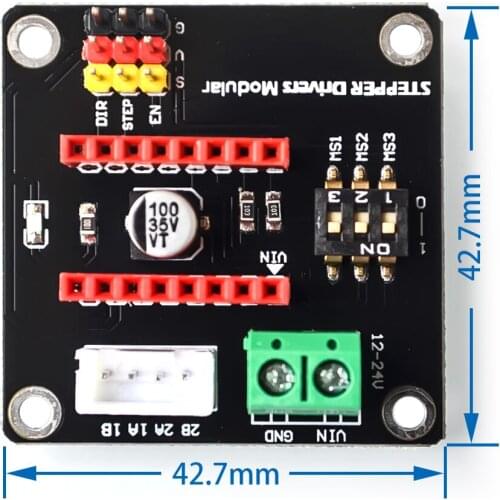 42 Stepper Motor Driver Expansion Board DRV8825 A4988 3D Printer Control Shield Module For Arduino UNO R3 Ramps1.4 DIY Kit One