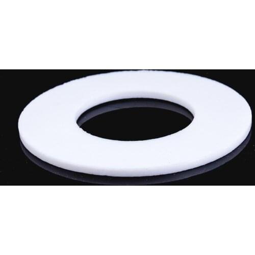 11x5x2mm PTFE Food Grade Flat Washer Gaskets Spacer Insulation Sealing Ring Strip