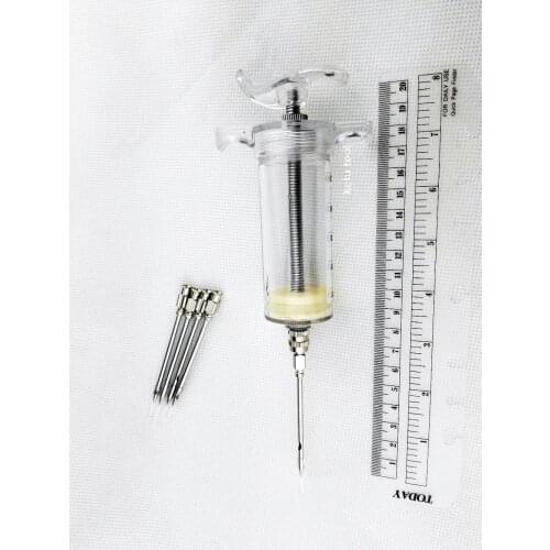 BBQ Meat Grill 50ML Injector Syringe Marinade Seasoning Flavor Injector