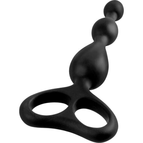 Silicone Anal Beads G-Spot Anus Stimulating Massager Anal Sex Toy Women Man Couple Gay Bachelor Party Sex Game