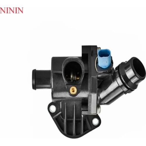 Engine Electric Coolant Thermostat Housing Assembly 06B121111D Suitable for Audi A4 Quattro 2002-2006 1.8L 3.0L 06B121111K