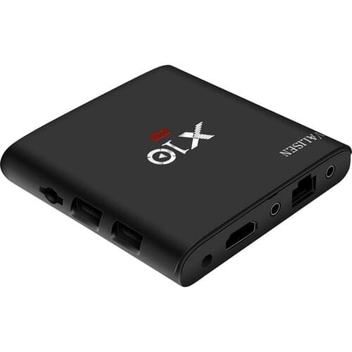 X10 Amlogic S905W Quad-core Android 7.1 2GB 16GB Smart TV Box HD MI 4Kx2K HD 3D H.265 2.4G Wifi Streaming Media Player
