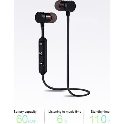 Y10 Magnetic Wireless Bluetooth In-Ear Earphone Stereo Sports Headphone with Mic