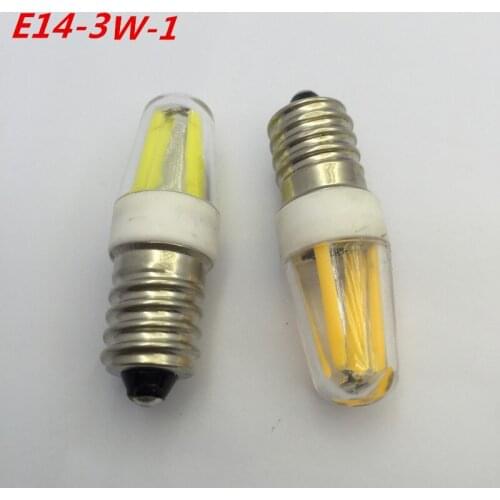 10pcs High Quality LED Bulb C220V E14 COB Light 2W 3W 5W LED Chandelier Lamps Replace Halogen LED Light
