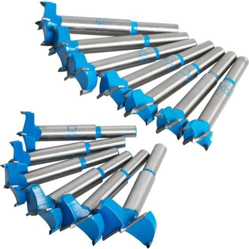 13Pcs Tungsten Carbide Woodworking Drill Bits Wood Hole Opener Hinge Hole Hole Flat Wing Wood Hole Drill Bit