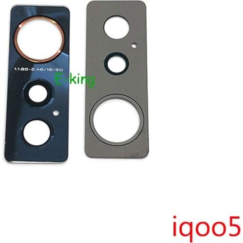 20PCS For Vivo IQOO5 IQOO 5 Rear Back Camera Glass Lens Cover With Ahesive Sticker