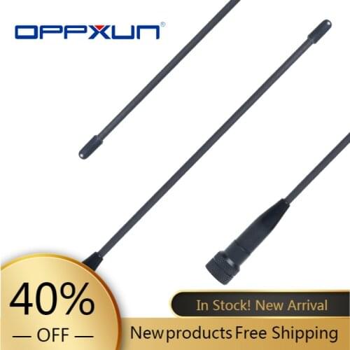 2021 Hot OPPXUN 669C SMA-male Flexible VHF/UHF Dual Band Two Way Portable HF Radio Antenna For Baofeng Yaesu UV-3R,UV-100,UV-200