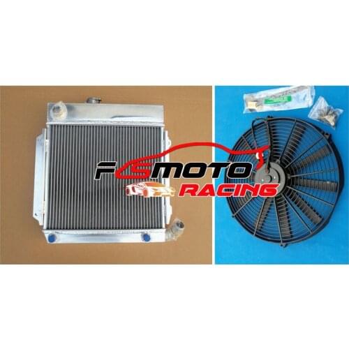 ALUMINUM RADIATOR and FAN FOR BMW E10 2002/1802/1602/1600/1502 TII/TURBO 1966-1977 67 68 69 70 71 72 73 74 75 76 77