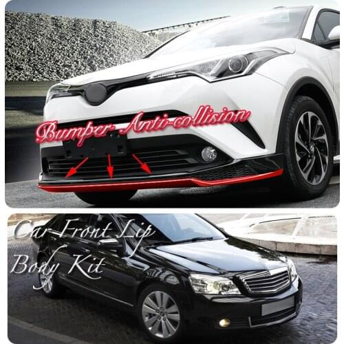 Car Bumper Lip Front Spoiler Skirt Deflector For Daewoo Veritas Tune Car Modified Body Kit VIP Hella Flush Lips